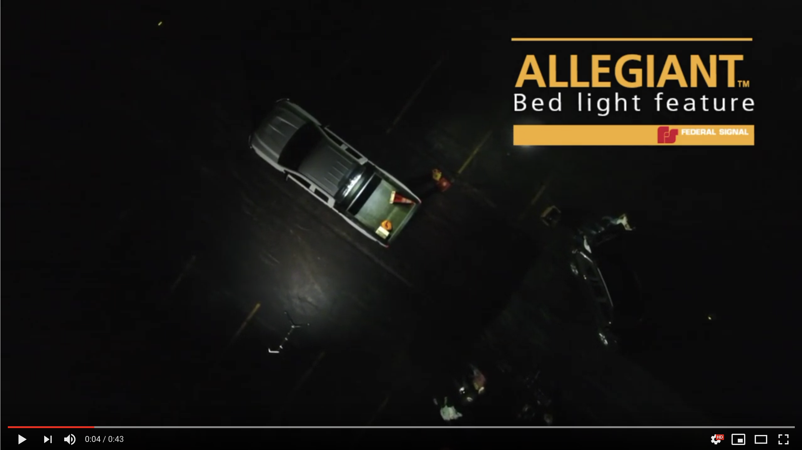 Fire/EMS Allegiant® Light Bar Federal Signal